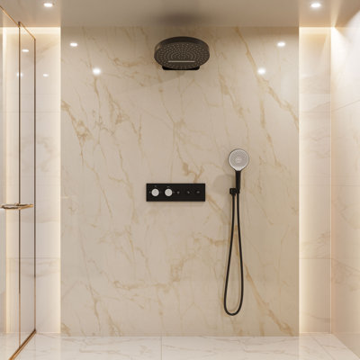 Système de douche thermostatique complet avec valve brute