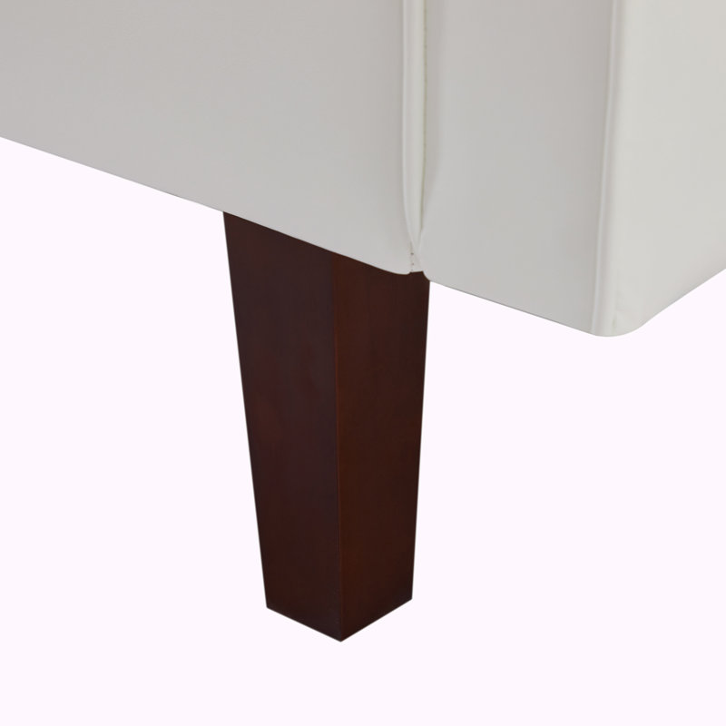 Canapé convertible Manjari, Polyuréthane blanc
