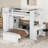 Twin size Loft Bed with a Stand-alone bed, Shelves,Desk,and Wardrobe-1418963758-1418963759