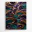 Abstrait art figuratif sur toile mauve 33-1381114266