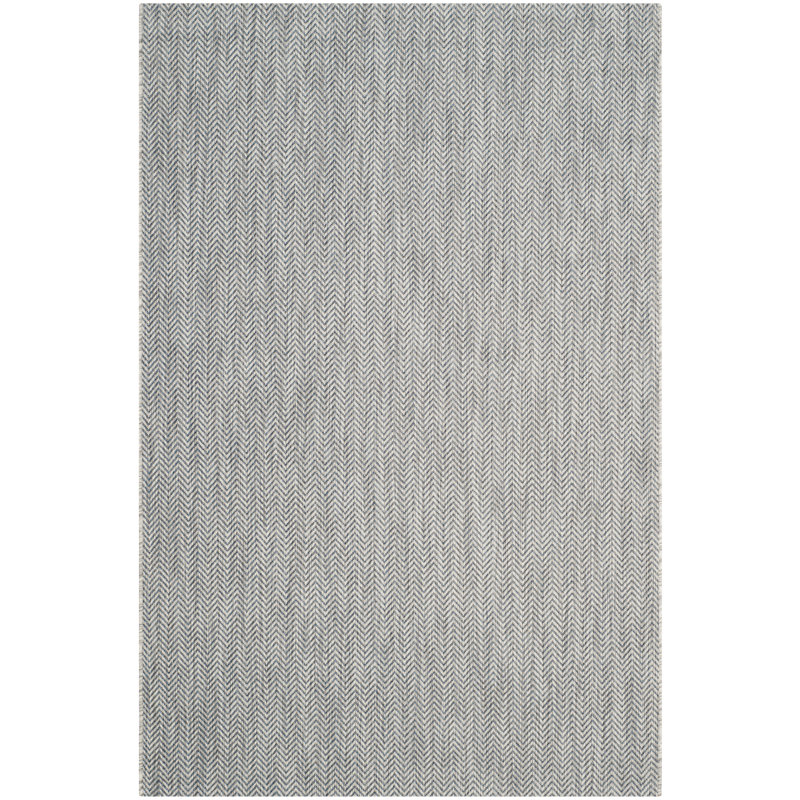 Autianna Grey/Navy Indoor/Outdoor Rug, Rectangle 201 x 290 cm
