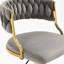 Pia Ricco Velvet Task Chair-1499908175