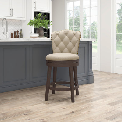 Marthasville Swivel Counter and Bar Stool by Three Posts