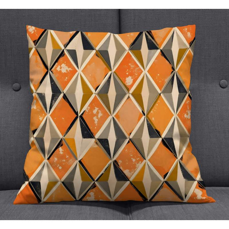 Coussin décoratif, Housse de coussin seulement - sans insert, H 18 po x l 18 po