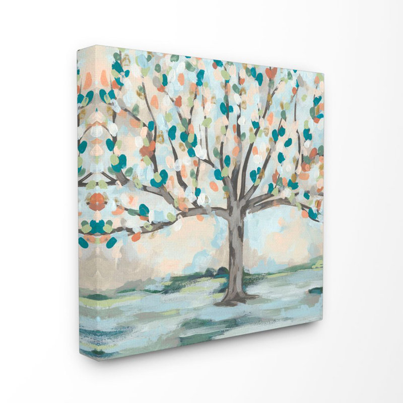 « tree », impression, Toile tendue, H 17 po x l 17 po x P 1,5 po