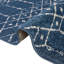 Tapis bleu marine / blanc Lenwood-1782931634