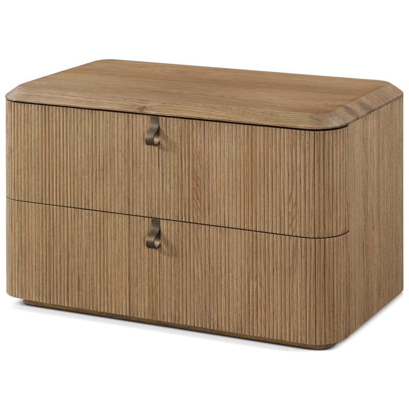 Vienna 2 - Drawer Nightstand, Natural