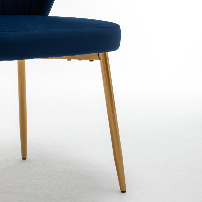 Rawl Upholstered Accent Chair, Ocean Blue Polyester