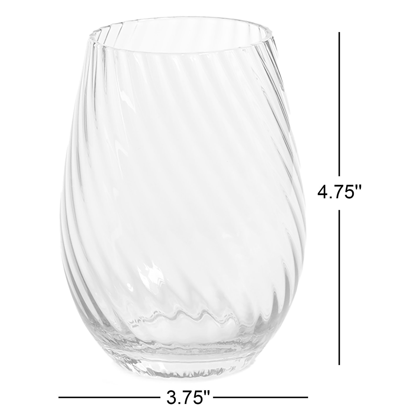 Bonnie Stemless Wine Glass, Lilac