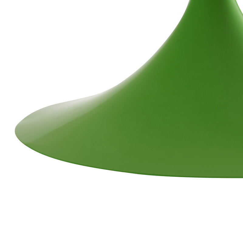 Luminaire suspendu en acier 1 lumière Niurka l 17,7 po, Vert