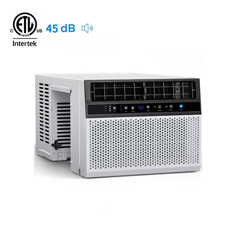 12,000 Btu U-shape Window Room Air Conditioner With Timer & 6 Modes For Home/office/dorm