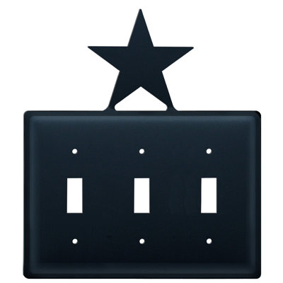 Star 3-Gang Toggle Light Switch Wall Plate