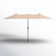 Aletse 156'' x 78'' Rectangular Market Umbrella