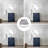 24 In. W X 20 D Navy Blue Bath Vanity With White Quartz Surface, Faucet, 18 Mirror - And Scratch & Stain For A Fascinating Experience Relaxing