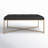 Osa Leather Ottoman - Black-1090025372