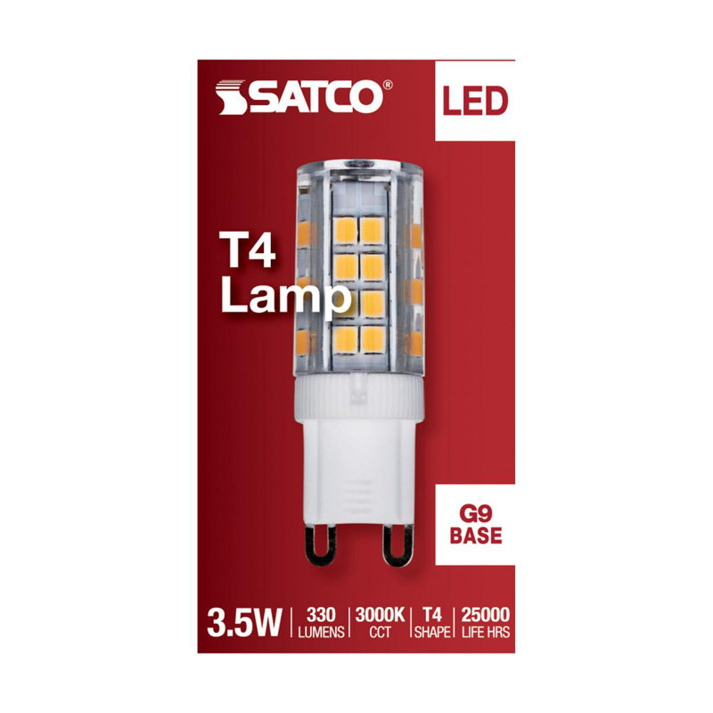 3.5 Watt Clear LED Bulb, 3000K