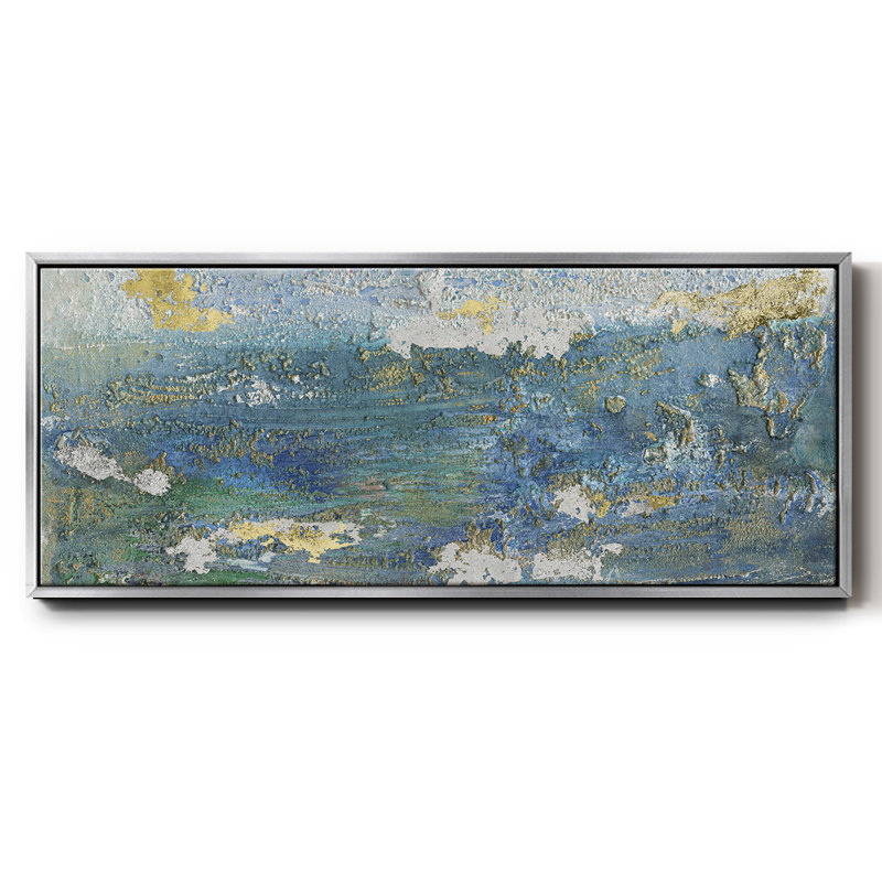 Sparkling Sea I- Framed Canvas