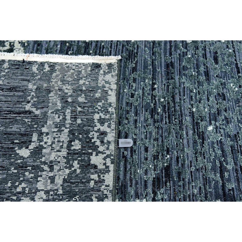 Canterbury Hand Knotted Abstract Area Rug, Rectangle 9' x 12'