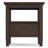 Warm Shaker Solid Wood Transitional End Table with Storage Drawer-60618698-60618701