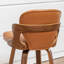 Tabourets de bar pivotants en bois et simili cuir Xaviera-1820074201-1820074204