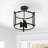 Firoza Glass Semi Flush Mount
