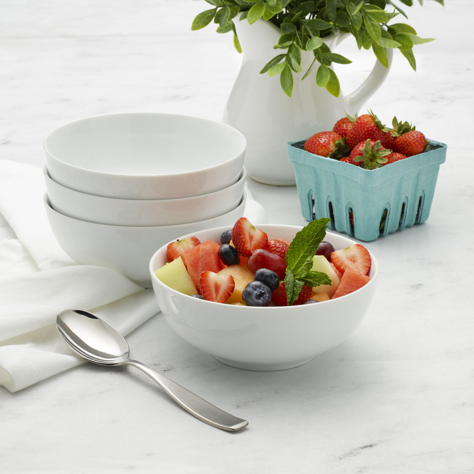 Fitz and Floyd Everyday White Cereal Bowl