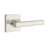 Flat Privacy (Bed & Bath) Door Lever with Square Rosette