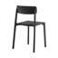 Chaise d'appoint de patio empilable Vowa-101122126
