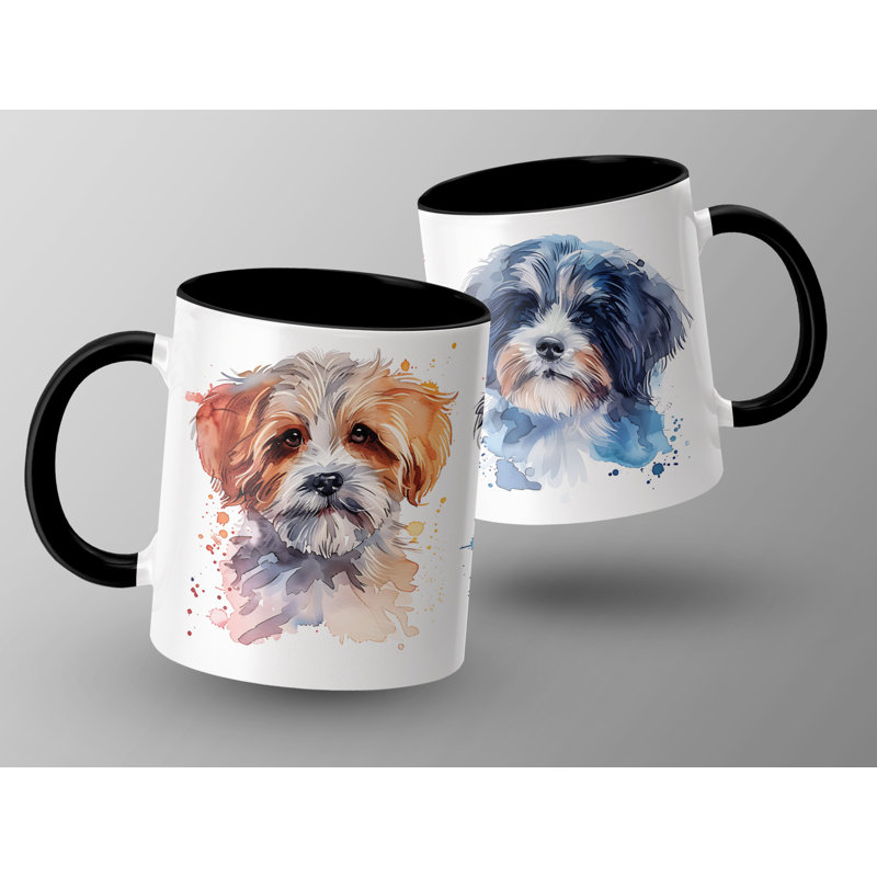 Ceramic Coffee Mug, 4, Black