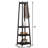 Coat Rack W/ 3-Tier Storage Shelves In Black Finish-456104453