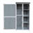 Clara Outdoor Storage Shed With Sloped Roof & 5 Compartments