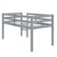 Lit mezzanine simple surélevé avec échelle-2028300180