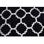 Tapis bleu marine à motif géométrique Mccampbell-40596394