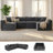 Boneless 128" U-Shaped Modular Sofa-1903517761-1900301746
