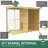Dog Kennel and Run Full Height with Bars-81403551