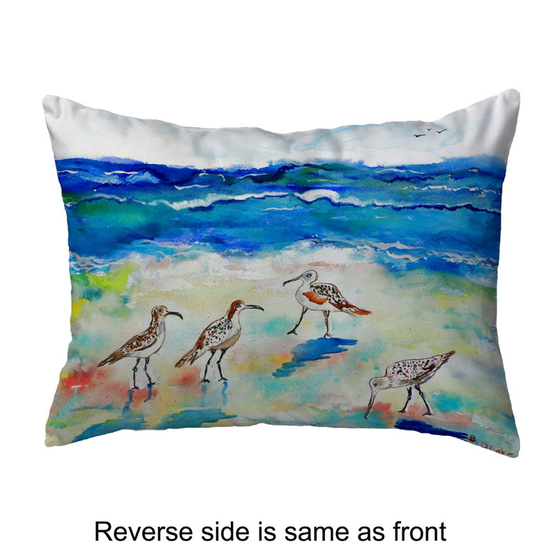  Coussin lombaire intérieur / extérieur Betsy Sandpipers