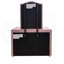 Miroir en tissu rose