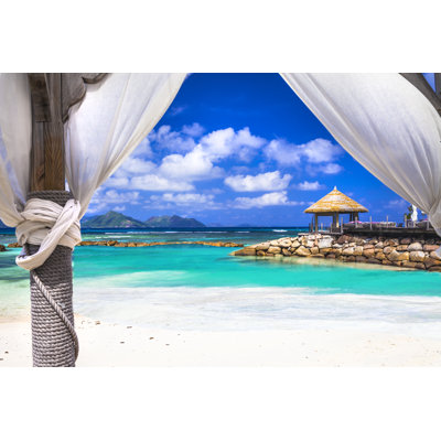 Tropical Scenery - Wrapped Canvas Print