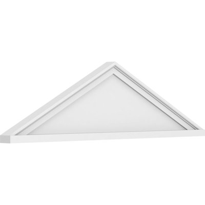 Pédement en PVC de qualité architecturale à sommet pointu (pas 6/12)