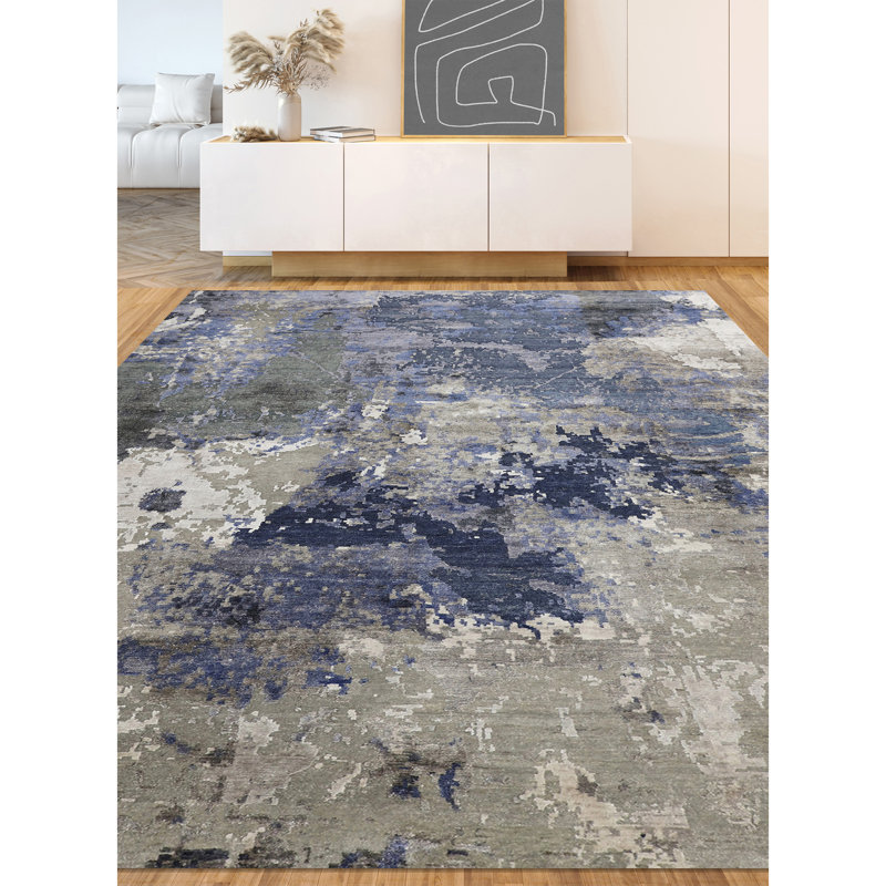 Abstract Area Rug, Rectangle 8' x 10'