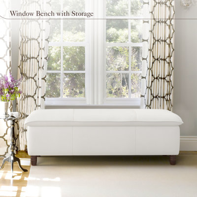 Breeanna Faux Leather Upholstered Storage Bench