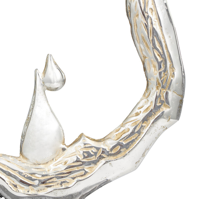 Sculpture Moderna, H 22,85 po x l 18,95 po x P 3,4 po