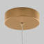 Luminaire suspendu sphérique à intensité variable 6,7 po CORE pour îlot de cuisine, salle à manger et salon