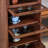 Nut-brown Solid Wood+Tempered Glass Display Cases