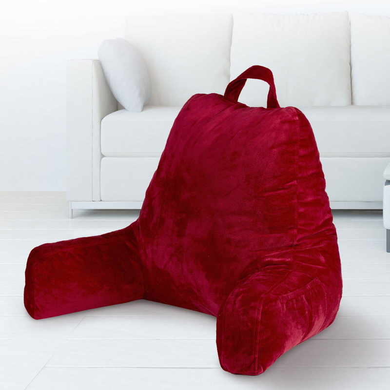 Throw Pillow, Maroon, 20" H x 15" W