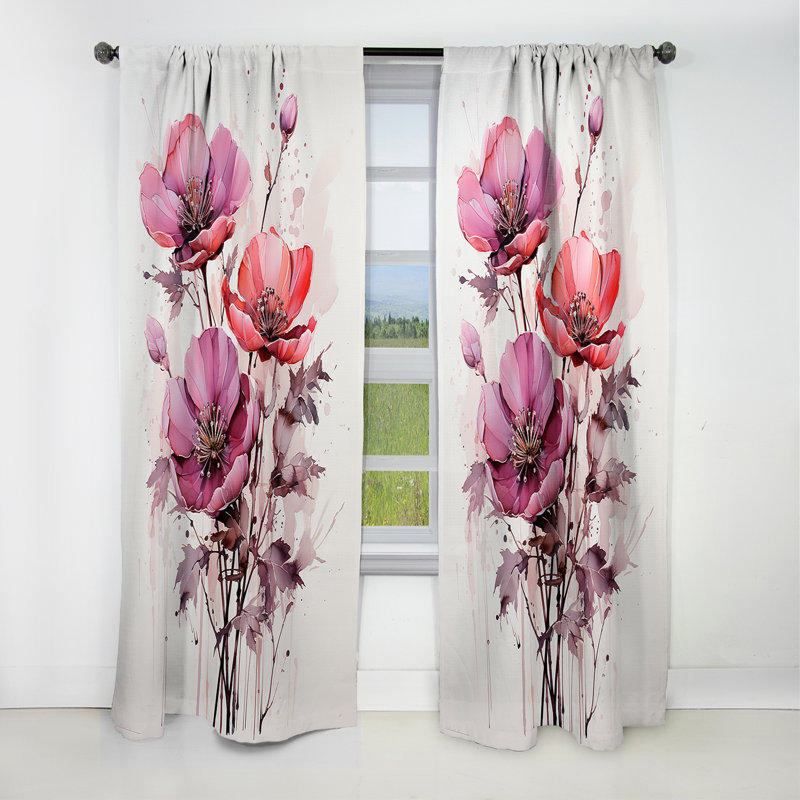 Barnabas - Minimalism Abstract Blackout Curtain - 1 Panels, L 52 po x L 120 po