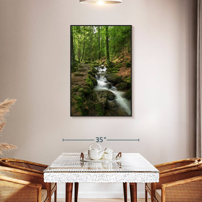 Ruisseau Buhl Forest, Cadre flottant noir, 29 po x 43 po