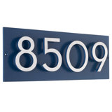 Floating 1-Line Wall Address Plaque