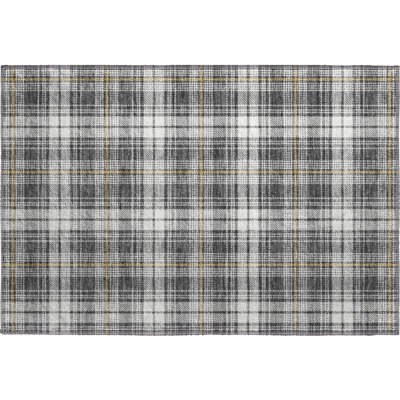 Premium Machine Washable Natoma AMF993 Plaid Rug