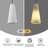 Neda 1 - Light Natural Alabaster Pendant Lights (Dimmable Bulbs INCL)-828619924